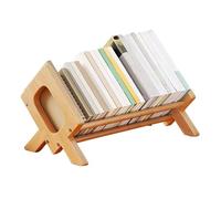 lyxamjrzyp Estantería Escritorio, Estante de Mesa, Librería Pequeña para Libros y Archivos, para Oficina y Hogar, 3 Tamaños Disponibles(Natural,19.6in/50cm)