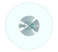lyxamjrzyp Plato Giratorio de Vidrio Templado para Mesa, Gran Lazy Susan Redonda, Bandeja Giratoria 360° Suave, Plataforma de Servicio para Hogar o Restaurante(35.4in/90cm)