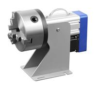 LYXCTECH Mandril giratorio de tres mandíbulas D125MM 20°+90°Ajuste multiángulo para máquina de grabado láser de fibra, amoladora angular, máquina de grabado
