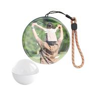 LYXFLHAN Lámpara de esfera de memoria personalizada para fotos y videos, regalo único para el día de San Valentín, Navidad, aniversario, cumpleaños, luz de esfera de memoria del revés (blanco)