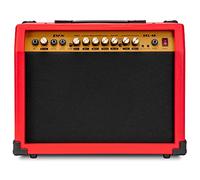 LyxPro Amplificador de guitarra eléctrica de 40 vatios | Amplificador de estudio de estado sólido combinado con altavoz de 4 ohmios de 8 pulgadas, controles de ecualización personalizados,