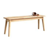 LYXWGRZD Banco de Comedor, Banco de Madera, Banco de Entrada con Esquinas Redondeadas, Banco de Mesa de Cocina, Estabilidad Estructural, Banco al Extremo de la Cama, Banco de Madera de Granja for Come