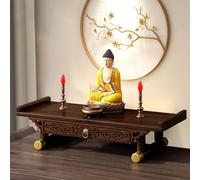 LYXWGRZD Estante de Altar Buda Bambú con Bandeja Extraíble, Mesa de Altar, Se Puede Colgar O Colocar sobre El Escritorio para Oraciones, Adivinación y Relajación(66cm/26'',Desktop)