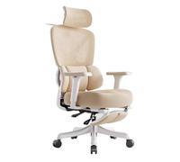 LYXXJRYBHD Silla Oficina con Respaldo Alto Y Soporte Lumbar, Silla Ordenador con Reposapiés, Elevación de Gas Clase 4, Sillas Gamer Adulto(Yellow)