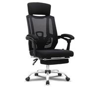 LYXXJRYBHD Sillas Gaming para Oficina En Casa, Silla Oficina de Escritorio con Altura Ajustable, Respaldo de Malla y Asiento Acolchado, Reposabrazos y Respaldo