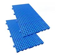 LYXXW Palet Plástico Transpirable, 2 Unidades Rejilla Almacenamiento HDPE, Palets Suelo Ligeros Y Apilables, Rejillas Impermeables para Estanterías Artículos Supermercados,60x30x3cm