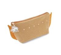 LYXYGMV 1 Estuche de Lona Gran Capacidad for cosméticos, portátil Estilo océano, Bolsa Almacenamiento papelería, útiles Escolares para útiles Escolares(Khaki)