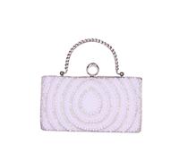 LYXYGMV Bolso de mano for cena, for mujer, con brillantes diamantes imitación, for noche, lujo, hebilla perlas y, for boda o fiesta Para Bodas y Fiestas de Graduación(Color 1)