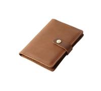 LYXYGMV Cartera for Pasaporte de Cuero Crazy Horse: Organizador Viaje Retro, Monedero multifunción con Bloqueo RFID for Hombre y Mujer Ideal para Hombres(Brown)