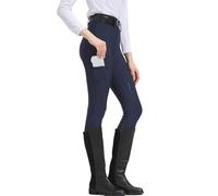 LYXYGMV Pantalones de equitación profesionales silicona for ciclismo y deportes, ideales for exámenes ecuestres Para Montar(Blue,S)