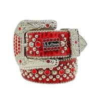 LYXYGMV Simon Belt Bb Correa de lujo Hombres Mujeres Rhinestones Diseñador Western Bling Crystal Diamond Studded Cinturones Para Vaqueros, Pantalones(125cm,Color5)