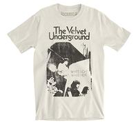 LYYJY Velvet Underground Men's White Light/White Heat Slim Fit T-shirt Vintage