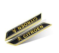 LYYMX Emblema Logo para Citroen, Emblemas Calcomanías de Calcomanías Emblema del Logotipo, Calcomanía Insignia Decoración de Coche Accesorios,B Gold