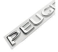 LYYMX Emblema Logo para Peugeot 107 206 207 208 308 307 407 508 2008 3008, Emblemas Calcomanías de Calcomanías Emblema del Logotipo, Calcomanía Insignia Decoración de Coche Accesorios,A