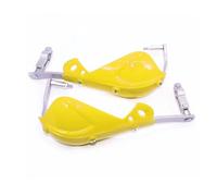 LYZPD 1 par Protector de Manos para Moto para Aprilia Scarabeo 125 2004-2008 2009 2010 2011 2012 2013 2014 2015, Escudo de Manija Motocicleta Manillar Prueba de Viento Equipo Protección,Yellow