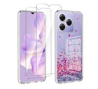 LYZXMY Funda para Blackview Wave 8 / Wave 8C(6.56") Transparente Carcasa +2 Protectores de Pantalla de Vidrio Templado, Carcasa Suave de Silicona TPU-WM85