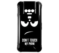 LYZXMY Funda para Cubot Kingkong Power (6.58") Negro Carcasa Silicona TPU Suave Caso Case - Black Eyes