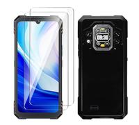 LYZXMY Funda para Cubot Kingkong Star 2(6.72") Negro Carcasa +2 Protectores de Pantalla de Vidrio Templado, Carcasa Suave de Silicona TPU