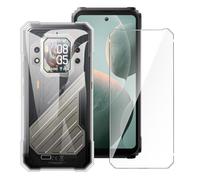 LYZXMY Funda para Cubot Kingkong X (6.58") + 1 x Protector de Pantalla Vidrio Templado Película Protectora - Transparente Carcasa Silicona TPU Suave Caso Case