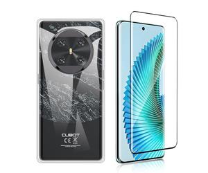 LYZXMY Funda para Cubot X90 (6.67") + 1 x Protector de Pantalla Vidrio Templado Película Protectora - Transparente Carcasa Silicona TPU Suave Caso Case