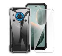 LYZXMY Funda para Doogee Blade 20 Play(6.6") + 1 x Protector de Pantalla Vidrio Templado Película Protectora - Transparente Carcasa Silicona TPU Suave Caso Case