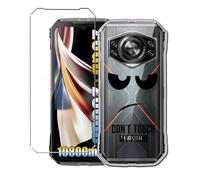 LYZXMY Funda para Doogee S Cyber(6.58") Transparente Carcasa + Protectores de Pantalla de Vidrio Templado, Carcasa Suave de Silicona TPU-DUO5