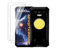 LYZXMY Funda para FOSSiBOT F102(6.58") Negro Carcasa +2 Protectores de Pantalla de Vidrio Templado, Carcasa Suave de Silicona TPU