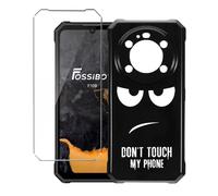 LYZXMY Funda para FOSSiBOT F109 5G(6.745") Negro Carcasa +1 Protectores de Pantalla de Vidrio Templado, Carcasa Suave de Silicona TPU-DUO5