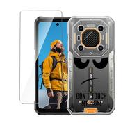 LYZXMY Funda para Ulefone Armor 26 Ultra(6.78") Transparente Carcasa + Protectores de Pantalla de Vidrio Templado, Carcasa Suave de Silicona TPU-DUO5