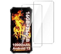 LYZXMY Vidrio Templado para Oukitel WP28 [2 Piezas] Protector de Pantalla Proyectar película Protectora Cristal Vidrio Templado para Oukitel WP28 (6.52")