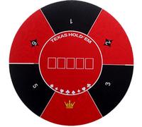 LYZXYZAI Alfombrilla Tapete De Póker Tapete De Póquer Redondo Tapete De Póquer Plegable Portátil Texas Hold'em Almohadilla De Goma para Fiestas Juegos Poker,007,120 * 120CM