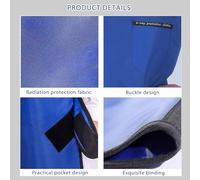 LYZXYZAI Delantal De Plomo Delantal De Protección Contra Rayos X Delantal Ligero Con Escudo De Rayos X Para Protección Frontal Contra Radiación De Rayos X,0.5mmpb,L