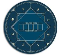 LYZXYZAI Tapete De Póquer Redondo Alfombra De Póker Profesional Alfombra Tapete De Póker Texas Holdem para Tu Propia Mesa De Póquer Alfombra De Póquer,007,120 * 120CM