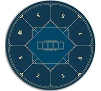 LYZXYZAI Tapete De Póquer Redondo Alfombra De Póker Profesional Alfombra Tapete De Póker Texas Holdem para Tu Propia Mesa De Póquer Alfombra De Póquer,008,120 * 120CM