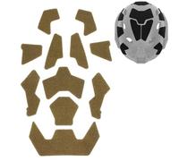 LZAQHMT 11 Parches Adhesivos Mágicos para Casco Táctico - Parches Adhesivos con Cierre De Hook and Loop para Accesorios De Casco Fast SF High Cut Y Equipo Táctico De Airsoft(Coyote Brown)