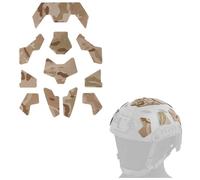 LZAQHMT 11 Parches Tácticos para Casco - Juego De Pegatinas Mágicas De Camuflaje con Cierre De Hook and Loop para Casco Fast SF De Corte Alto Accesorios Tácticos(TCP)