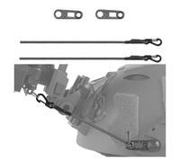LZAQHMT 2 Unidades Cordón De Sujeción Táctico para Visión Nocturna - Cordón Elástico para PVS7/PVS14/PVS31, Montaje Rápido En Casco para Dispositivos De Visión Nocturna(WG)