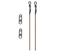 LZAQHMT 2 Unidades Cordón Táctico De Sujeción para Visión Nocturna - Cordón Elástico Antichoque para PVS7/PVS14/PVS31, Kit Sujeción Rápida para Casco para Dispositivos Visión Nocturna(Tan)