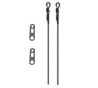 LZAQHMT 2 Unidades Cordón Táctico De Sujeción para Visión Nocturna - Cordón Elástico Antichoque para PVS7/PVS14/PVS31, Kit Sujeción Rápida para Casco para Dispositivos Visión Nocturna(WG)