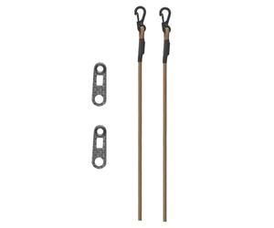 LZAQHMT 2 Unidades Cordón Táctico De Sujeción para Visión Nocturna - Cordón Elástico Antichoque para PVS7/PVS14/PVS31, Kit Sujeción Rápida para Casco para Dispositivos Visión Nocturna(Tan)