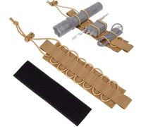 LZAQHMT 2 Unidades Panel Administración Táctico con Cierre Hook and Loop - Inserto Organizador Modular con Respaldo Adhesivo para Mochilas Y Bolsos Tipo Mensajero(CB)