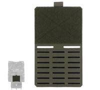 LZAQHMT Adaptador Panel Extensión Táctico Molle Soporte Expansor Doble Cara con Hook-n-Loop for Chalecos, Arneses Pecho Y Mochilas(Green)