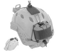 LZAQHMT Bolsa Batería para Casco Táctico PVS31 NVG - Forma T Estuche Contrapeso Ajustable Sistema Retención con Gancho Seguridad para Disparar Airsoft con Casco Rápidamente(WG)