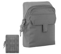 LZAQHMT Bolsa Táctica Multiusos MOLLE GP - Bolsa Abdominal Multifuncional para Guardar Revistas, Herramientas Y Artículos Diversos para Airsoft, Chaleco, Cinturón, Senderismo Y Caza(Wolf Grey)