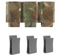 LZAQHMT Bolsa Táctica Triple Cargador 5.56 for Chaleco Caza Airsoft MK3 MK4 Soporte Elástico for Cargador Integrado(CP)