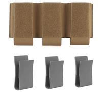 LZAQHMT Bolsa Táctica Triple Cargador 5.56 for Chaleco Caza Airsoft MK3 MK4 Soporte Elástico for Cargador Integrado(CB)