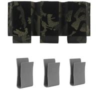 LZAQHMT Bolsa Táctica Triple Cargador 5.56 for Chaleco Caza Airsoft MK3 MK4 Soporte Elástico for Cargador Integrado(BCP)