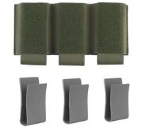 LZAQHMT Bolsa Táctica Triple Cargador 5.56 for Chaleco Caza Airsoft MK3 MK4 Soporte Elástico for Cargador Integrado(OD)