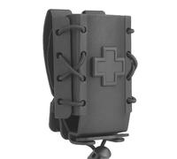 LZAQHMT Estuche Rígido Táctico Molle For Torniquete TQ, Kits Médicos Emergencia IFAK, Bolsa Trauma Montada Cinturón Combate, Accesorios Caza CS(BK)