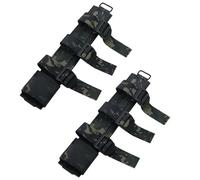 LZAQHMT Funda Multiherramienta con Sistema MOLLE - Soporte para Cuchillo/Linterna, Bolsa Multiusos para Equipo Táctico(BCP)